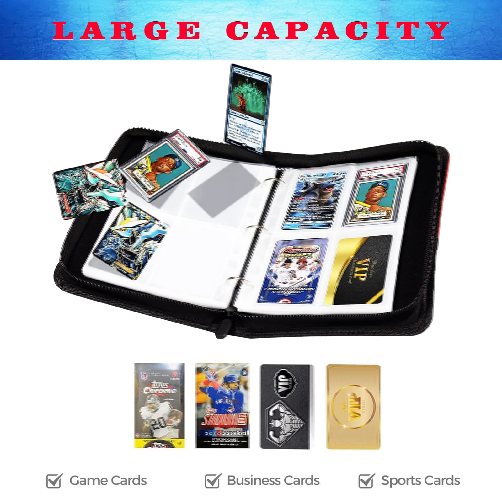 pokemon card binder inserts 2025-26 Upper Deck Hockey Binder – Collector's Avenue main image 1