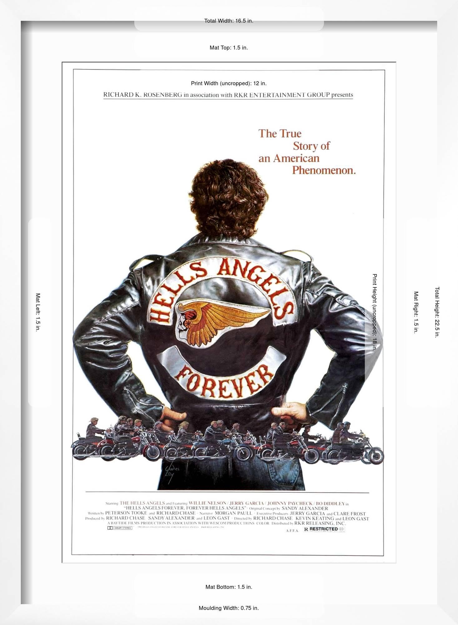 HELLS ANGELS 写真集 Amazon.com: AllPosters Wall Art Print HELLS ANGELS FOREVER, poster
