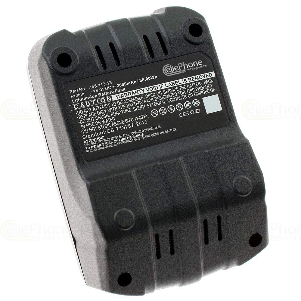 Batterie Li-ION Compatible avec Einhell RT-CD 18/1 Li (Remplacement pour 45.113.13) - 2000 mAh