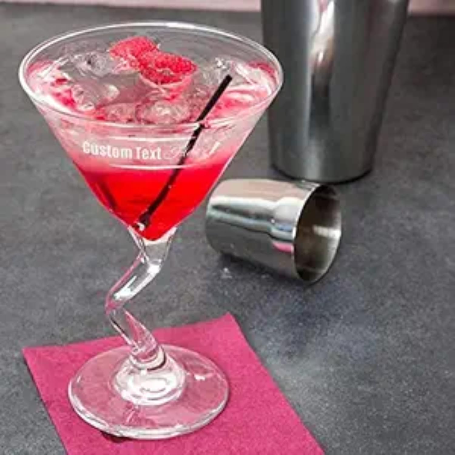 Personalized Z-Stems Martini Glasses - Classic Z Stem Glasses for Home Parties - Great Addition to Any Home Bar - Perfect Z Stem Martini Glasses for Drinks