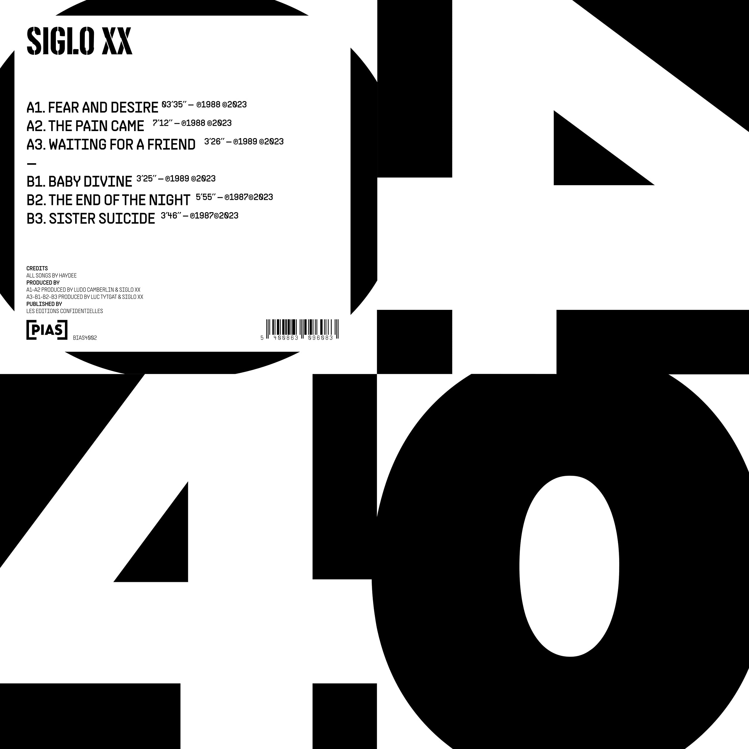 Siglo Xx [pias] 40 12 Inch Vinyl BIAS4002 NEW
