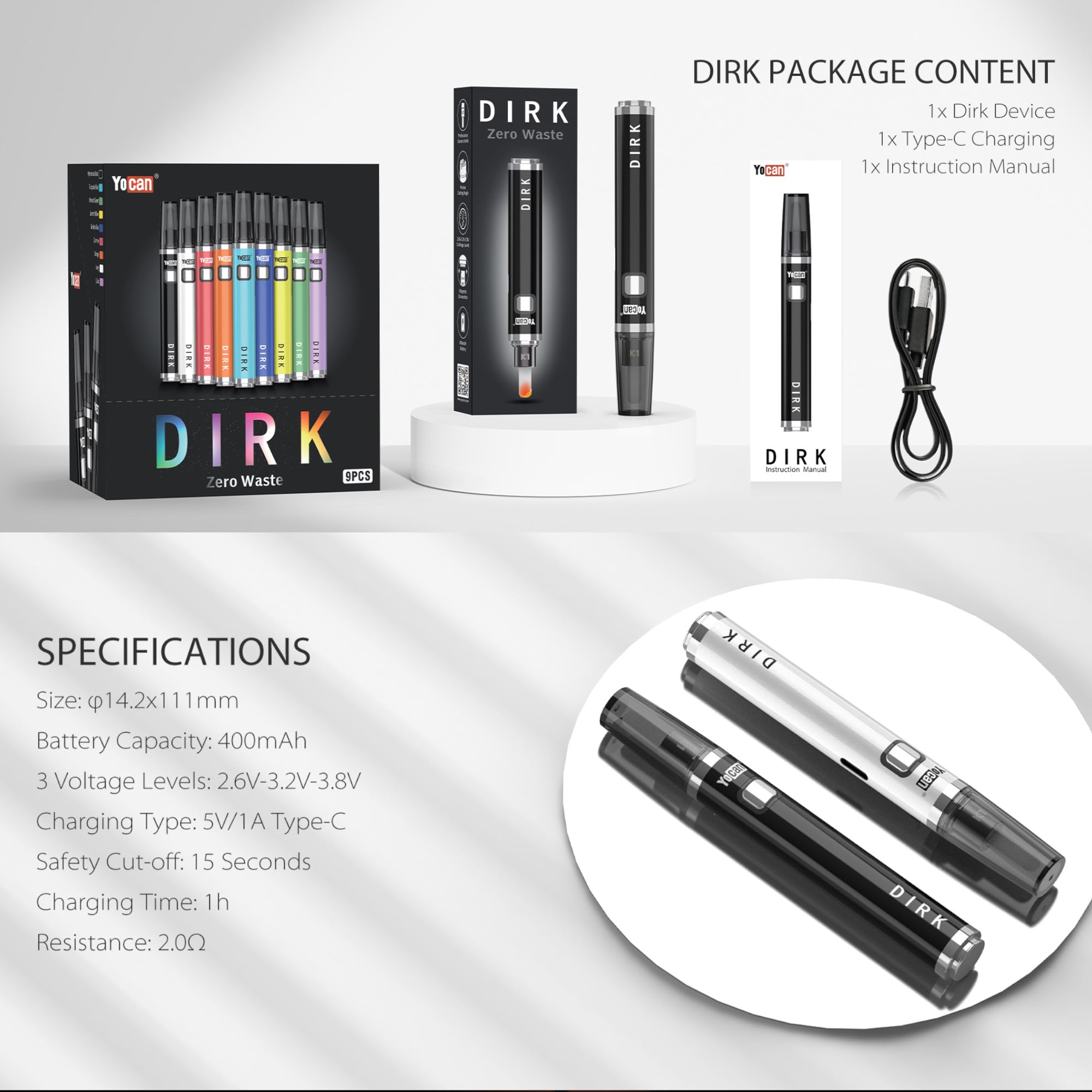 how much is elf bar vape Yocan Flat Series