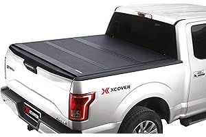 Low Profile XCover Hard Folding Truck Bed Tonneau Cover, Fits 2019-2023 Chevy...