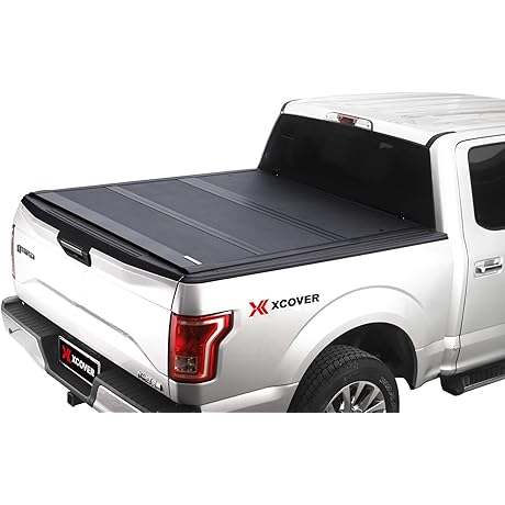 Low Profile XCover Hard Folding Truck Bed Tonneau Cover, Fits 2019-2023 Chevy...