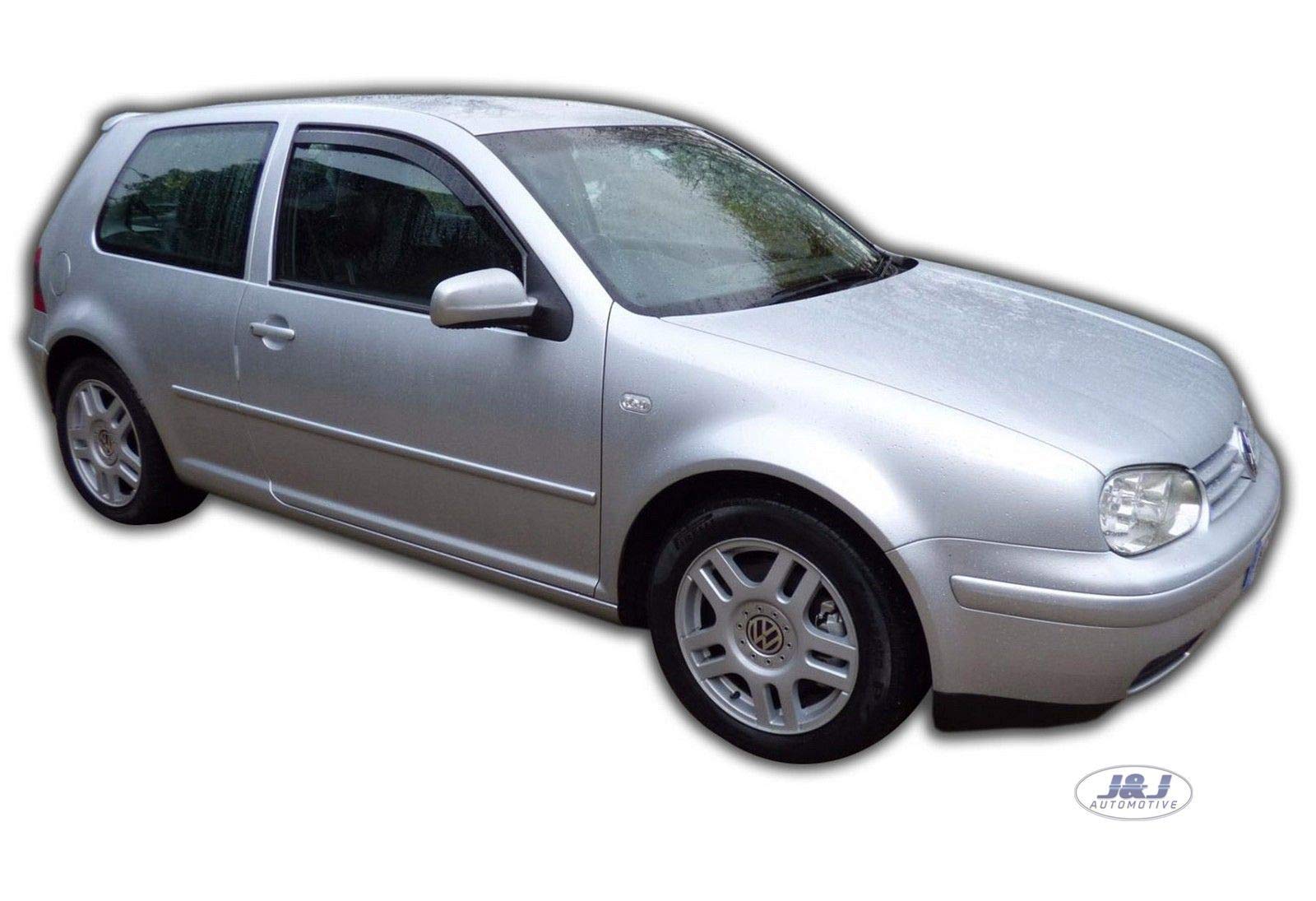 Deflettori D'aria Antiturbo Per VW Bora 1998-2005 – Set Da 2 Pezzi Anteriori In Acrilico Grigio, Antiappannamento E Antivento