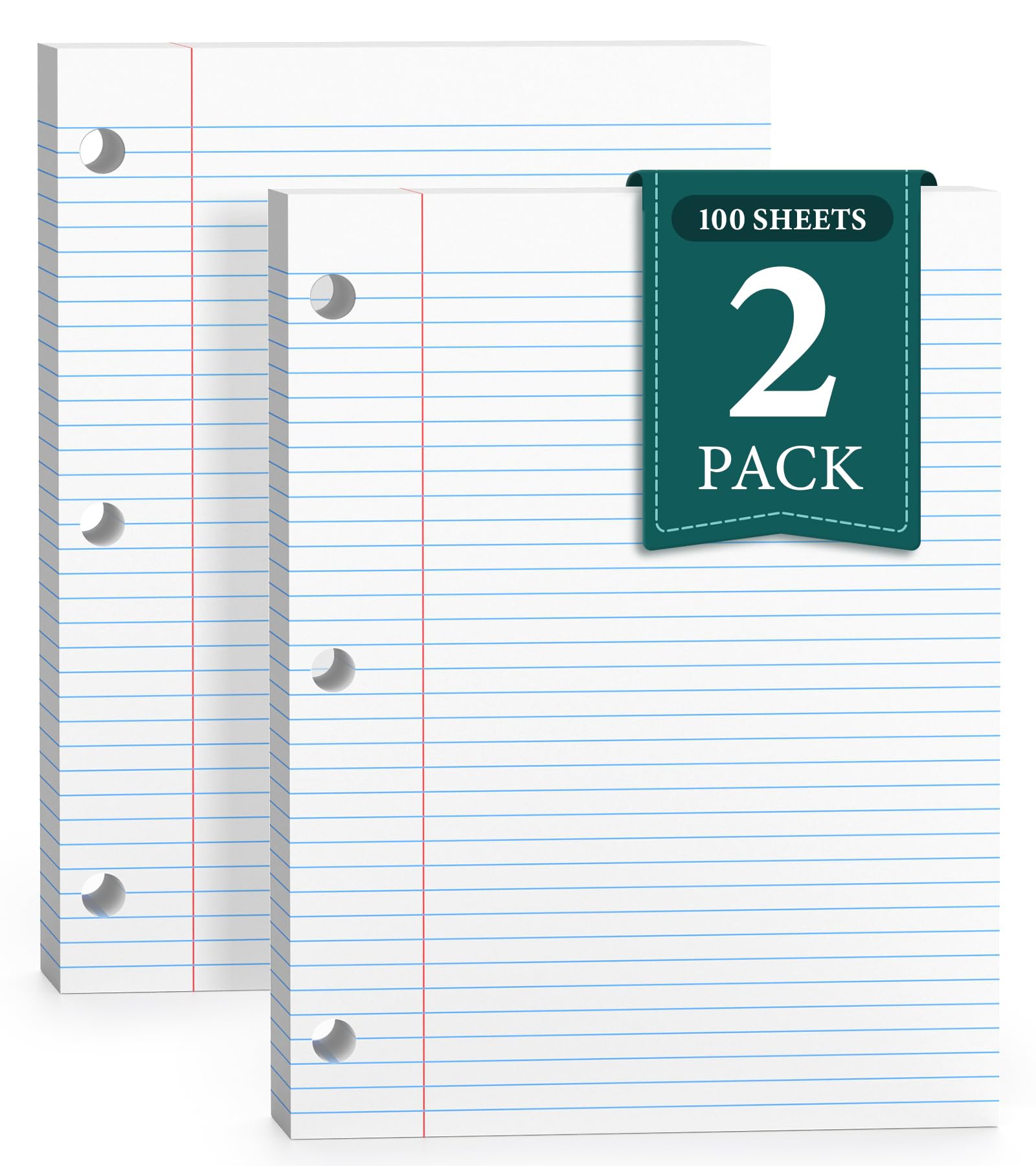 Amazon.com : PINJINGPRO Loose Leaf Paper, Notebook Paper, 8