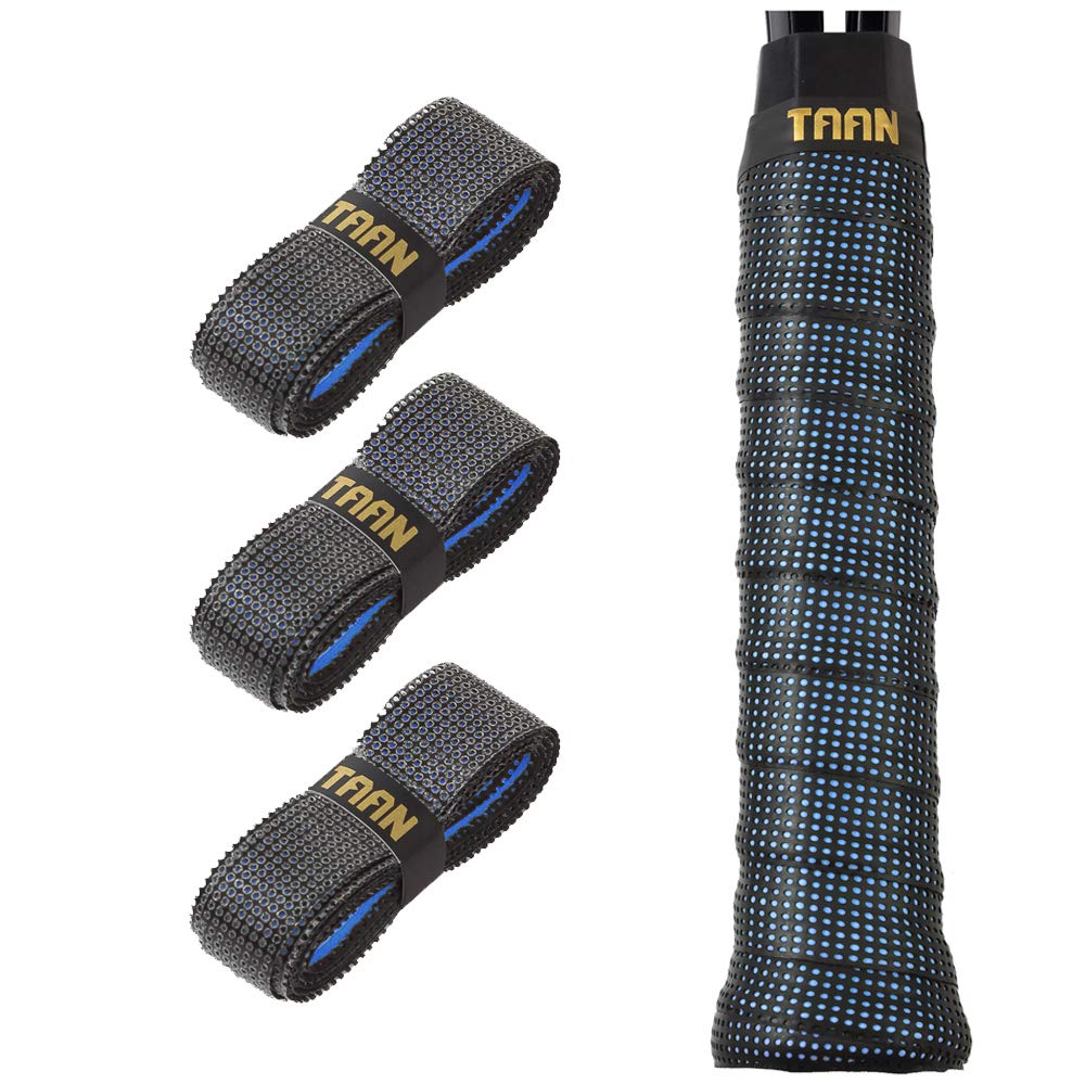 FJZLIFE Tennis Racket Grip in The TAAN Series-Classic -Perforated Super Absorbent-Ultra Cushion Replacement Tennis