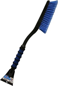Mallory 533 SnoWisp Deluxe 26" Snow Brush with Integrated Ice Scraper and Foam Grip Colors may vary
