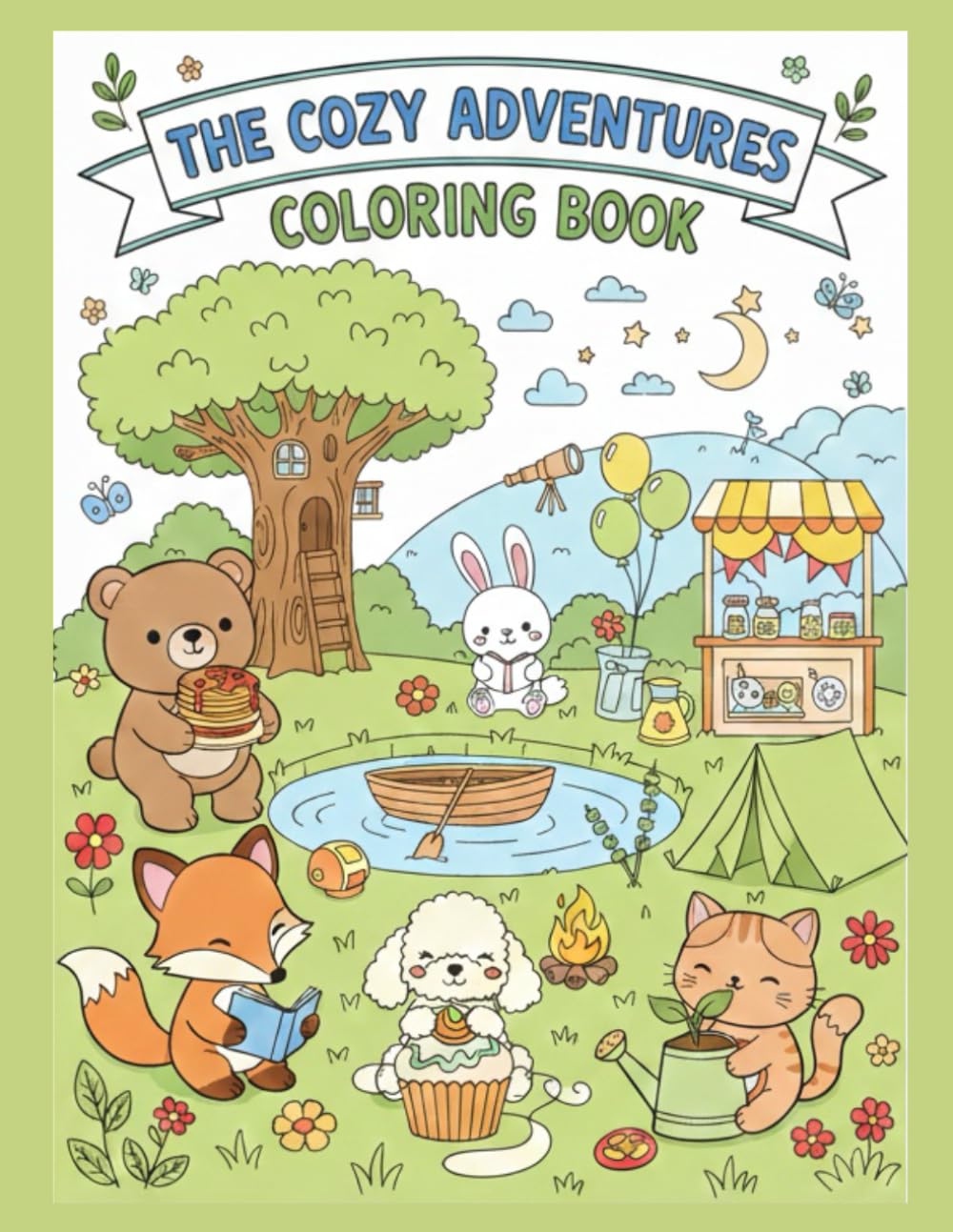 The Cozy Adventures Coloring Book