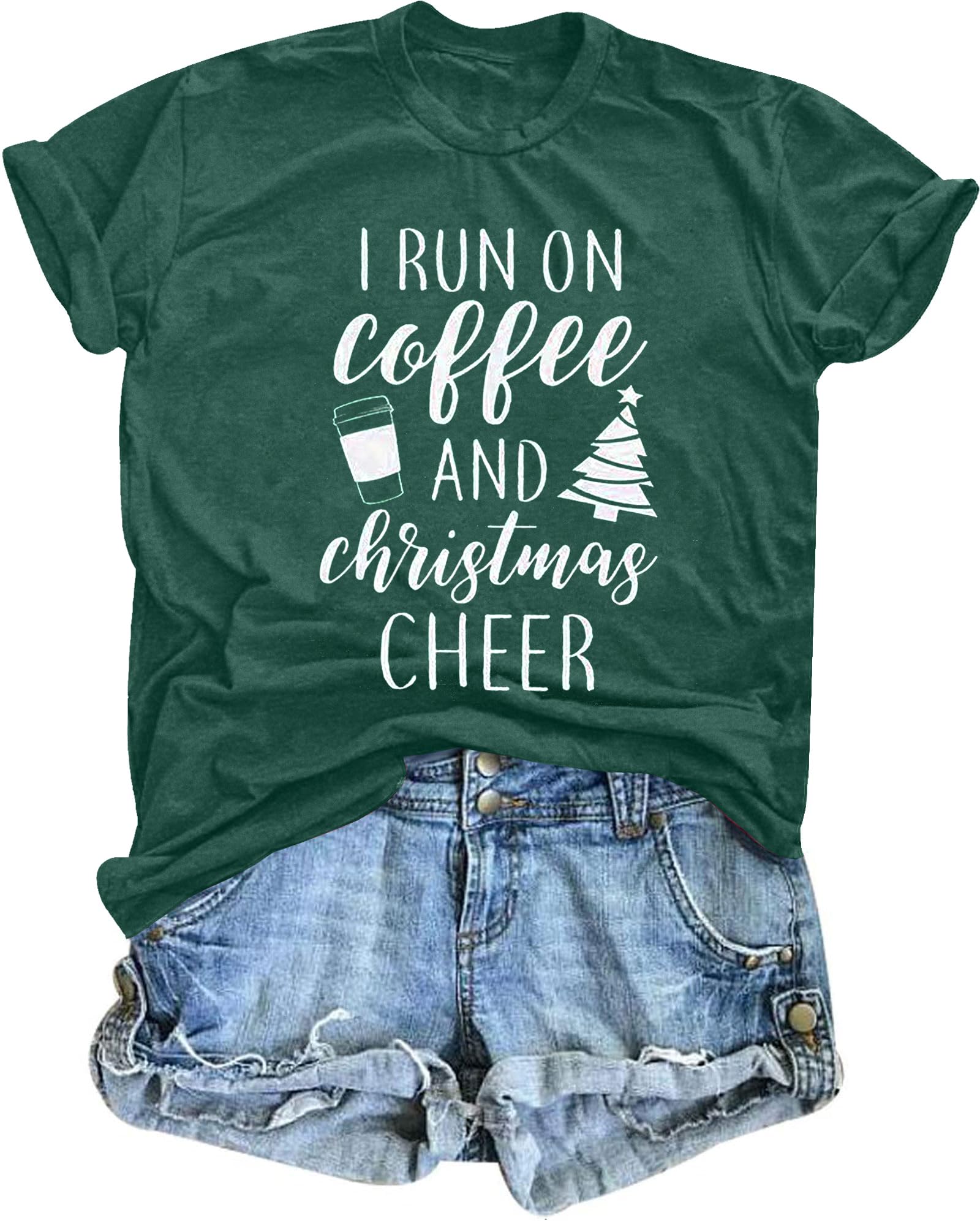 Christmas Shirts for Women Teacher Christmas Shirt Womens Christmas Tops Xmas Tee Tops