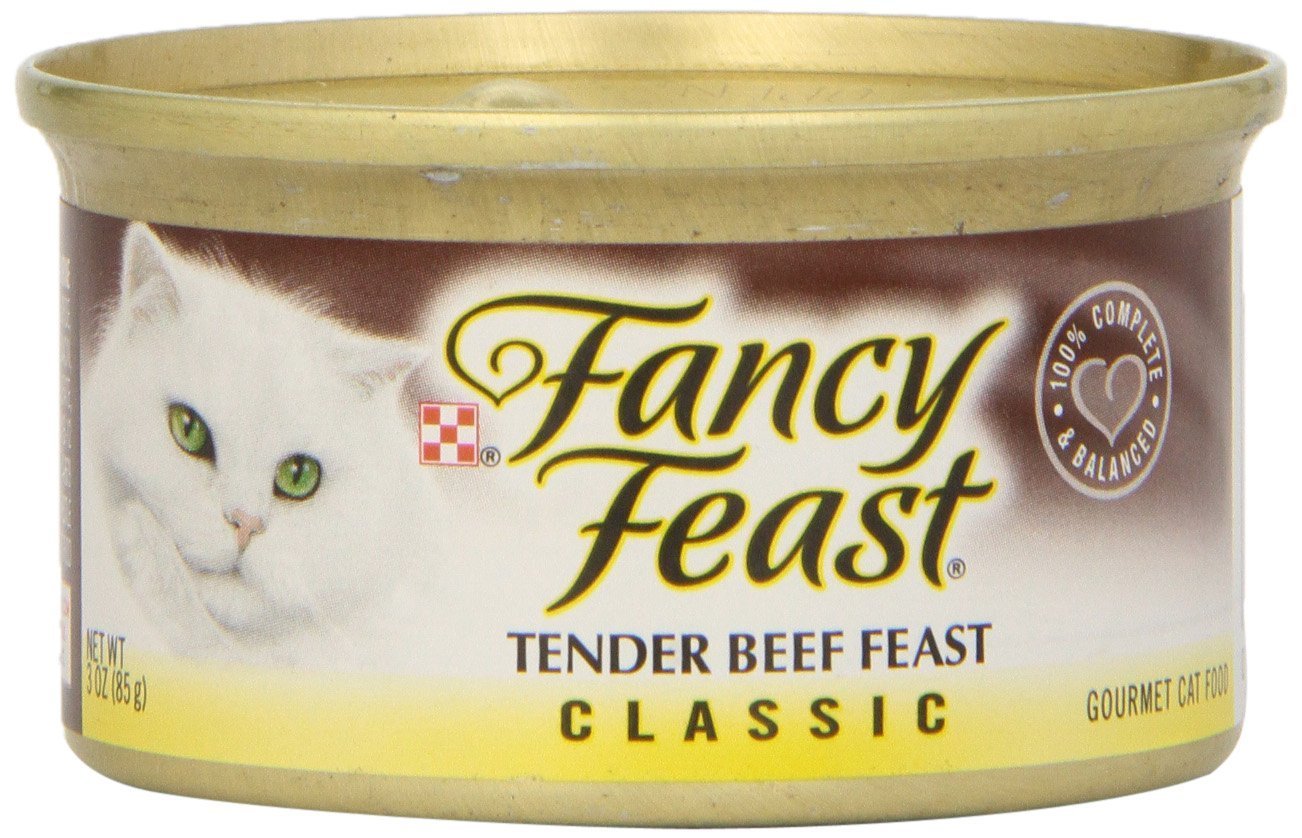 Purina Fancy Feast Classic Tender Beef Wet Cat Food 1 Can, 50000429547