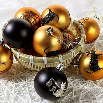 美品レア　ハロウィン ガラスオーナメント　36セット　ジョンデリアン好きにも 美品レア ハロウィン ガラスオーナメント 36セット ジョン