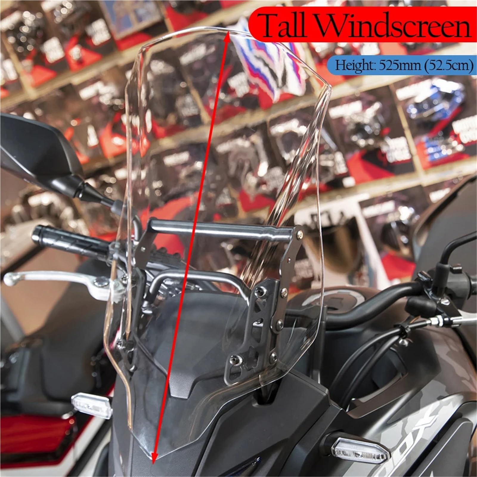 Wiatrochron Pasuje do Honda CB500X 2013-2022 | Akcesoria do osłon przeciwwietrznych szyby przedniej(Clear)