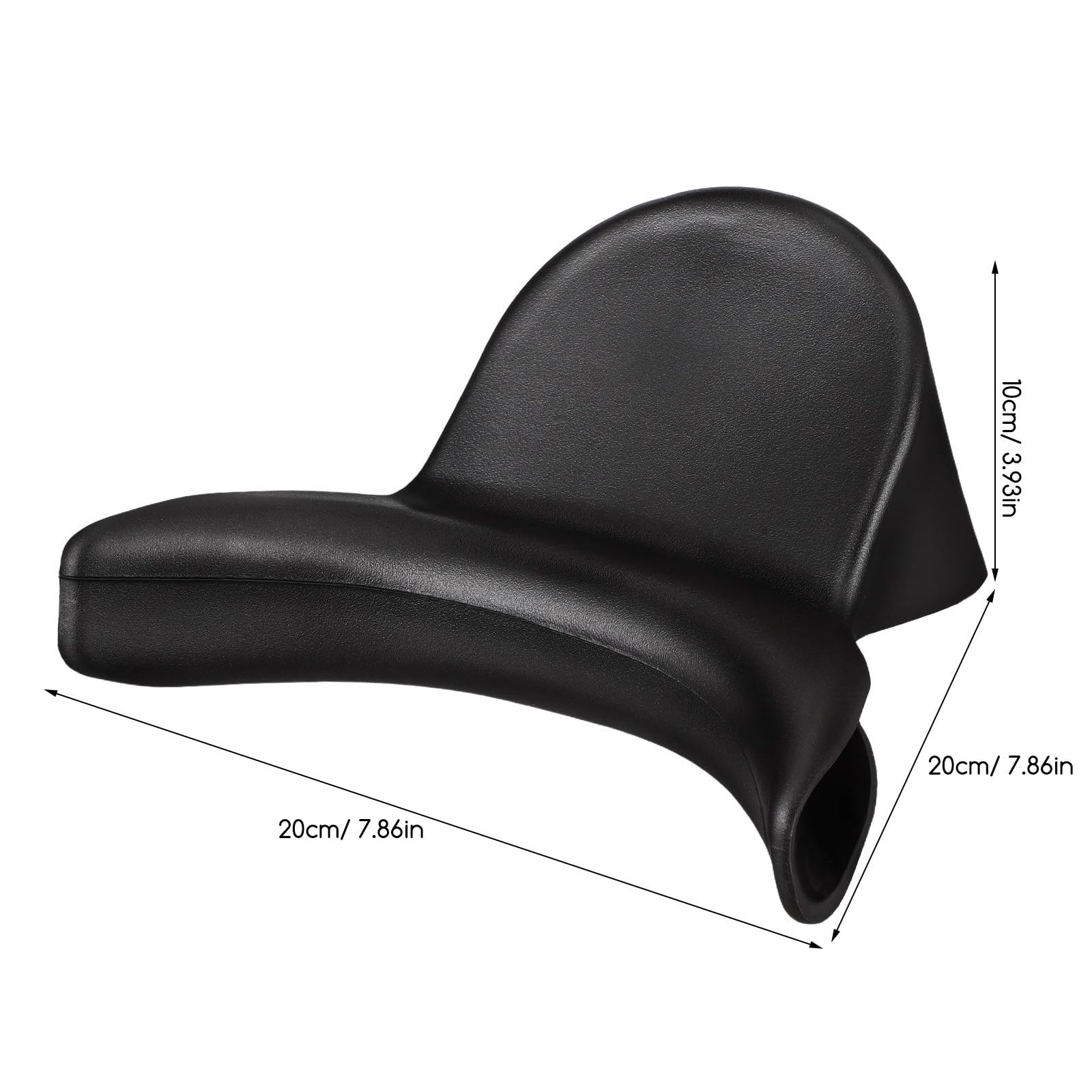 Generico Cuscino Per Lavatesta Nero In PVC Con Supporto Cervicale Ideale Per SPA E Saloni Di Parrucchieri