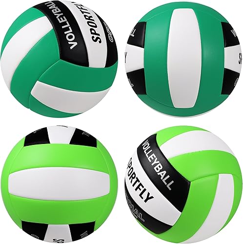 Miniatura 9 de Official Size 5 Volleyball, Soft Indoor Outdoor Volleyball for Game Gym Training Beach Play, 2 Pcs Per Pack with Pump Kit