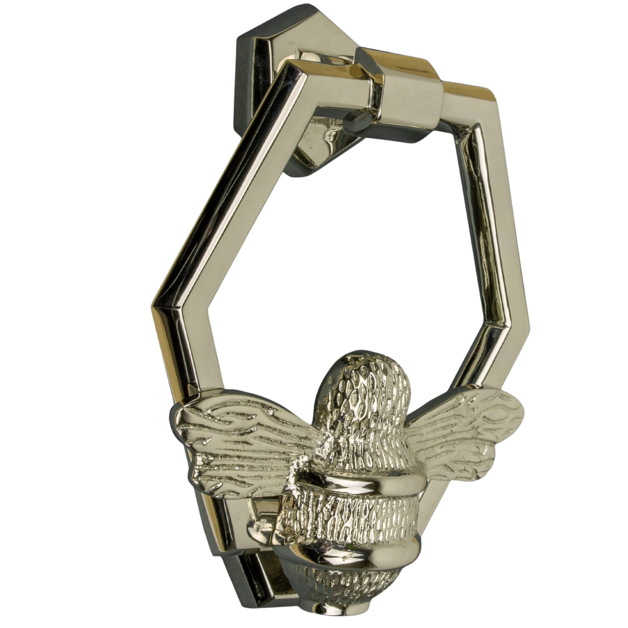 Buy Solid Brass Bee Door Knocker Nickel Finish Brass Bee