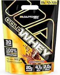 Gold Whey Refil 900g Sabor: Chocomaltine - Adaptogen Science | Whey Protein Concentrado