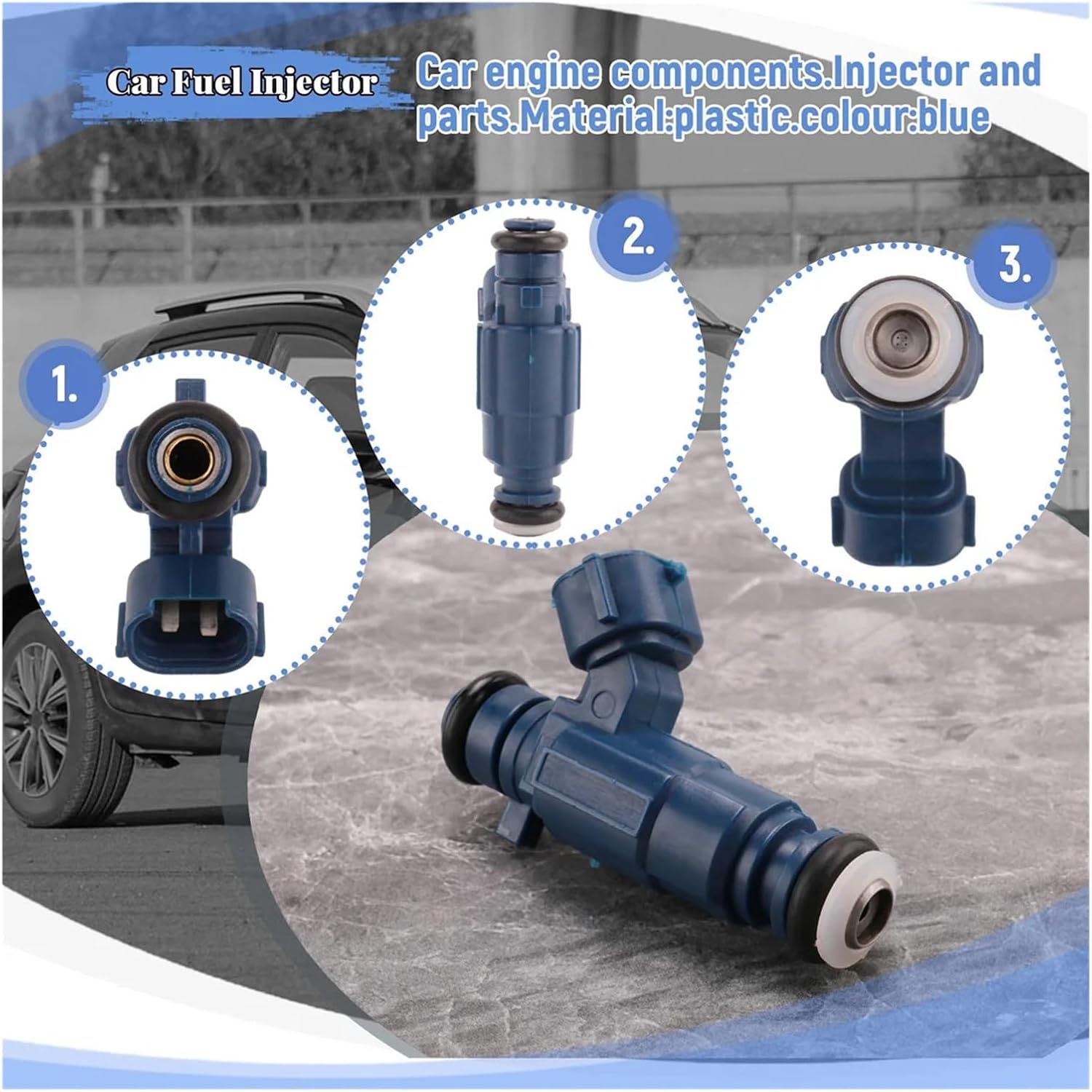 Car Fuel Injector Fuel Injector Fuel Injector Compatible With Hyundai Kia 35310-02900 3531002900