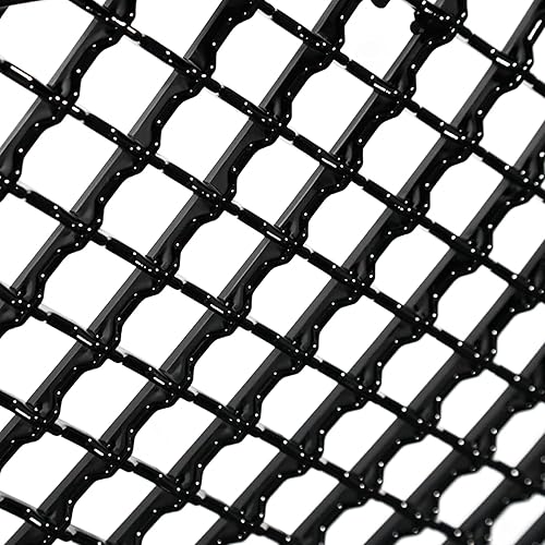 Miniatura 4 de Spec-D Tuning Glossy Black Honeycomb Mesh Front Hood Grille Compatible with 1999-2002 Chevy Silverado, 2000-2006 Tahoe Suburban