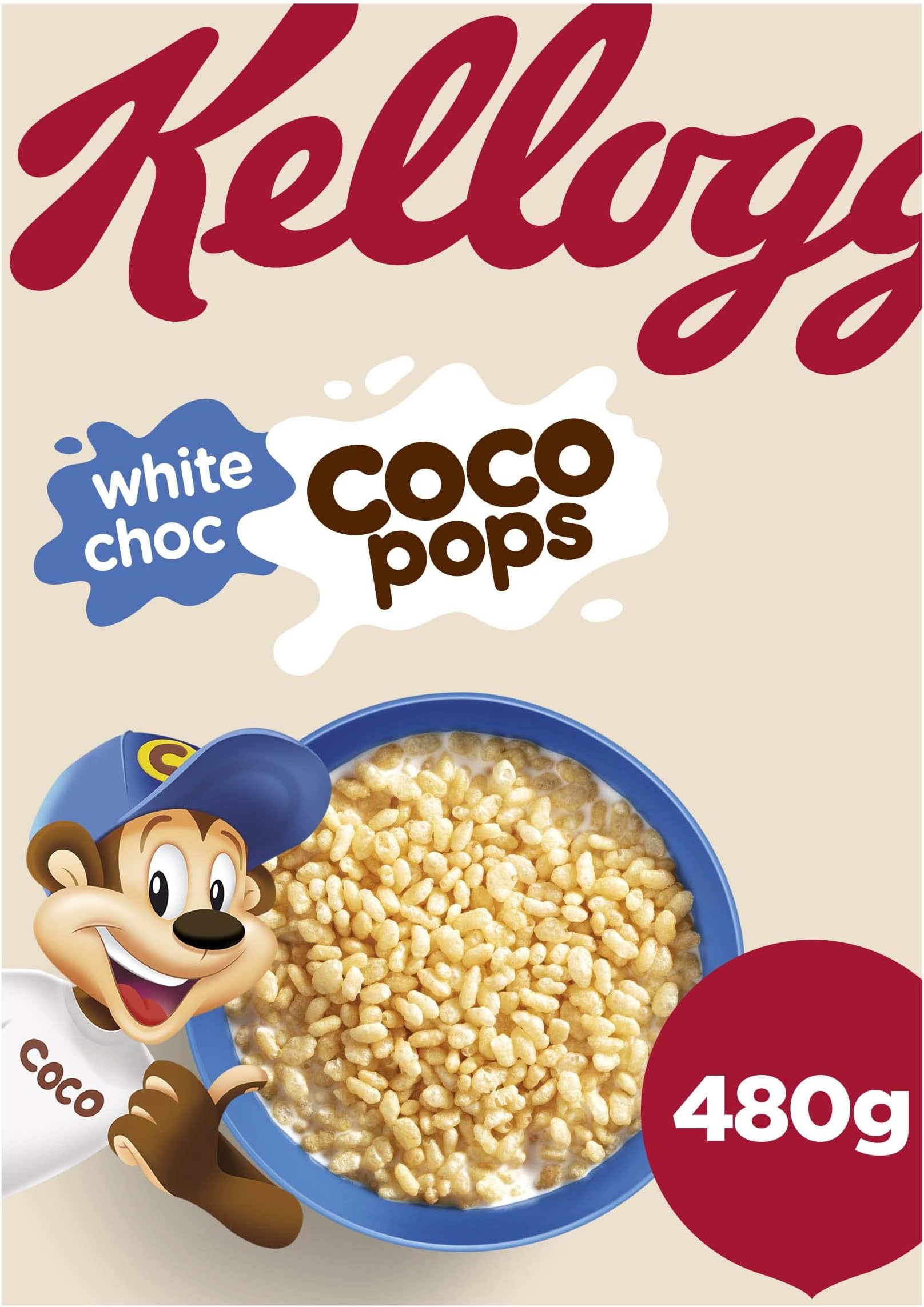 Kellogg's Coco Pops White Chocolate, 480g