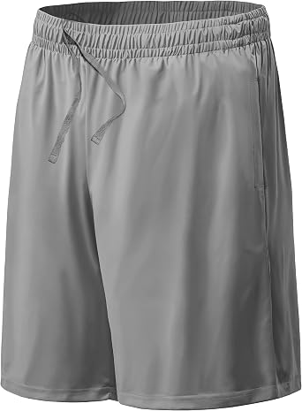 DRSKIN Mens 3, 2 or 1 Pack Athletic Shorts 10" Sports Workout Running Basketball Active Lightweight Quick Dry Breathable