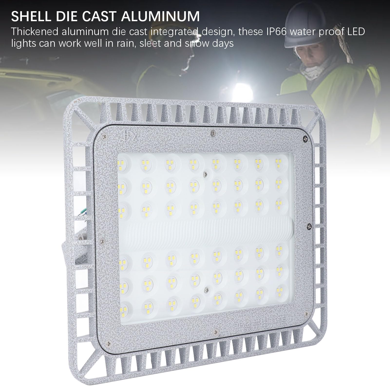 Zunate Światło Przeciwwybuchowe LED 12000LM 100W |Wodoodporna Przemysłowa