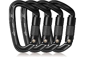 High-Strength Auto-Locking Carabiner for Rigging and Climbing