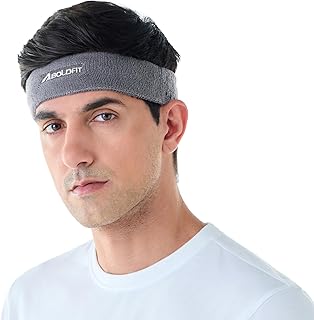 Boldfit Gym Headband for Men and Women - Sports Headband for Workout & Running, Breathable, Non-Slip Sweat Head Bands for ...