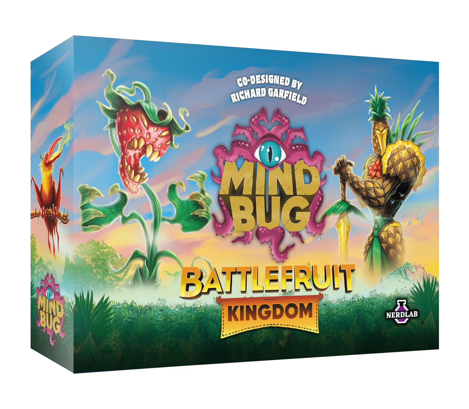 Nerdlab Games - Mindbug: Battlefruit Kingdom, Strategy Card Game for 2 Players, 8+ Years, 15-25 Mins, (English)