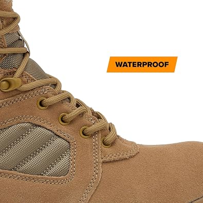 MAGNUM - Men's Waterproof Tactical Boots, Mens Military Hiking Boots, Breathable Light Weight Work Boots for Men