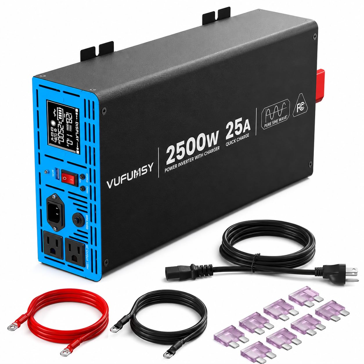 VUFUMSY 2500W Sump Pump Battery Backup System