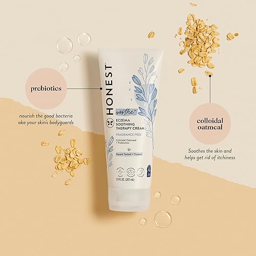 Miniatura 2 de The Honest Company Crema de terapia calmante para el eccema - 70 onzas líquidas