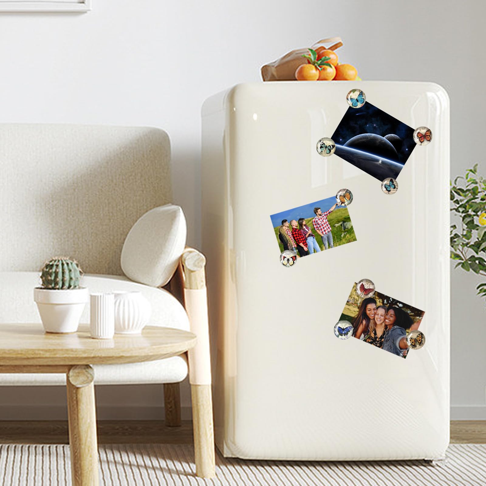 20 Magneti Frigo 3D Stilosi - Albero Della Vita In Cristallo Per Decorare Frigorifero E Lavagne - Foto 7