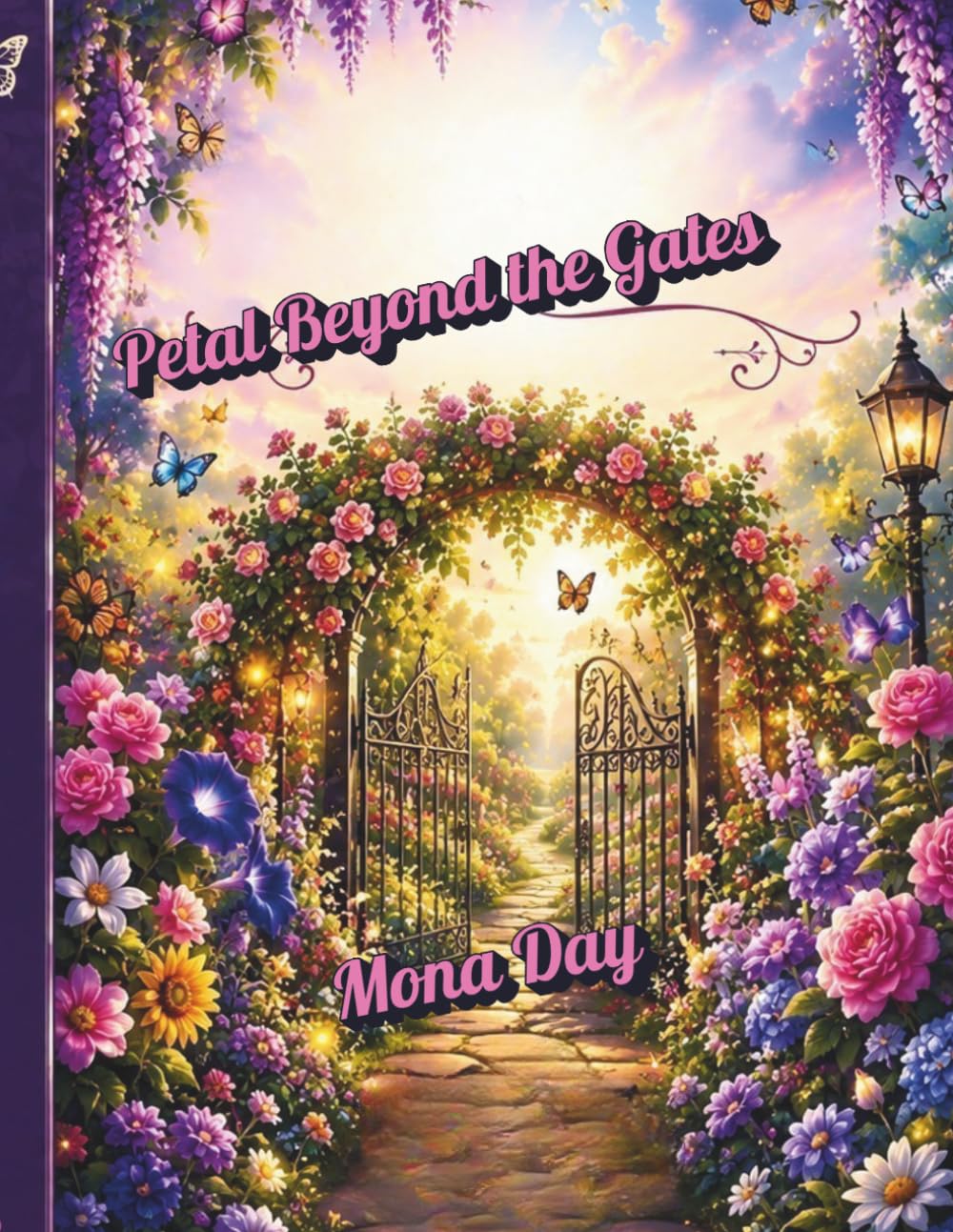 Petals Beyond the Gate: A Cozy Garden Coloring Book with Color-by-Example Pages, Floral Pathways, Summer Serenity & Relaxing Nature Escapes