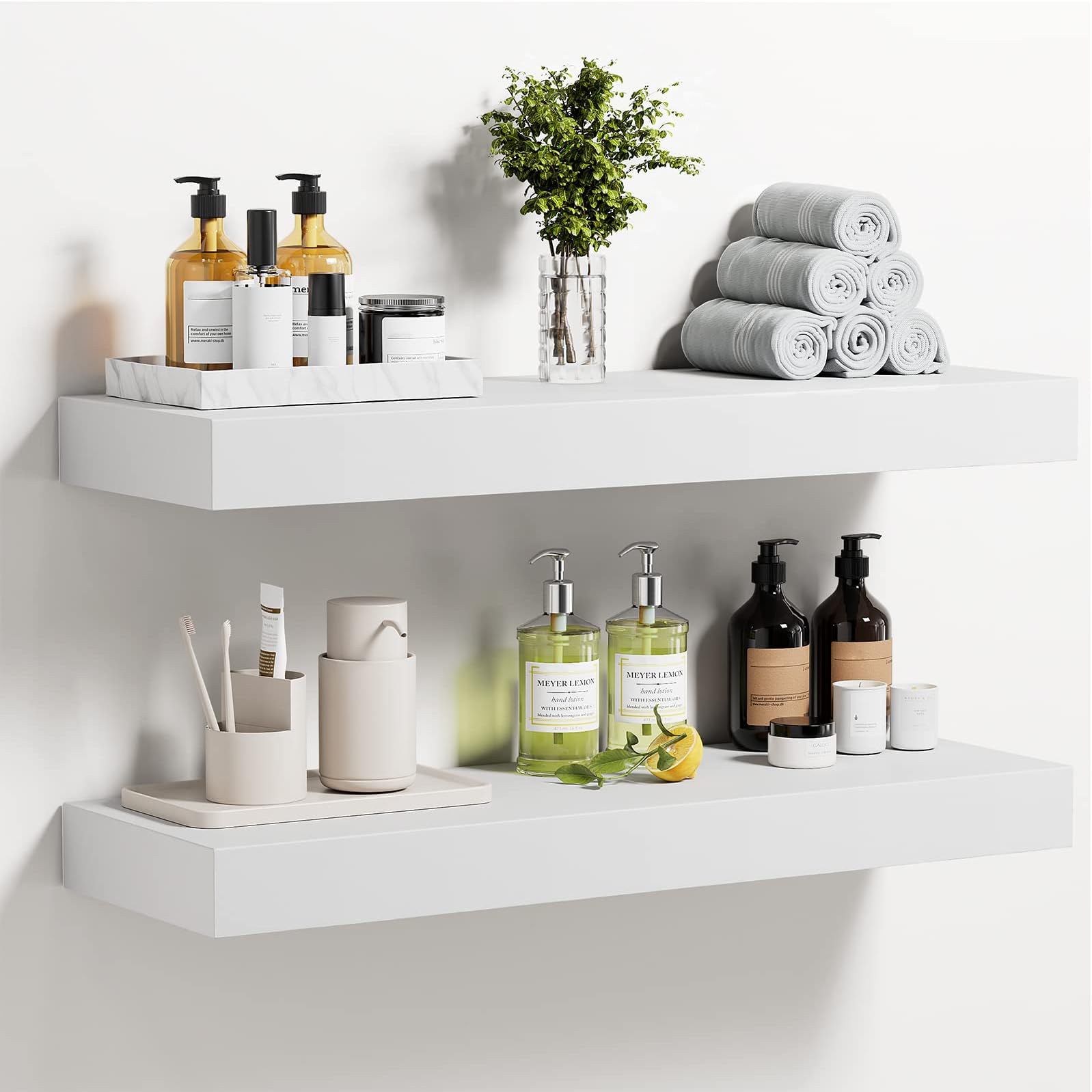 Kiera Grace Maine Floating Shelves Modern Wall Mounted