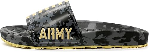 Miniatura 23 de Hype NCAA Team Graphic and Color Unisex Quick Dry Slydr Sandalia Marea carmesí de Alabama,Clemson Tigers,Louisville Cardinals,Army Black