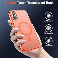 Vista 760 de SUPFINE Funda magnética para iPhone 11 (compatible con MagSafe) (protección contra caídas de grado militar), translúcida mate a prueba de golpes