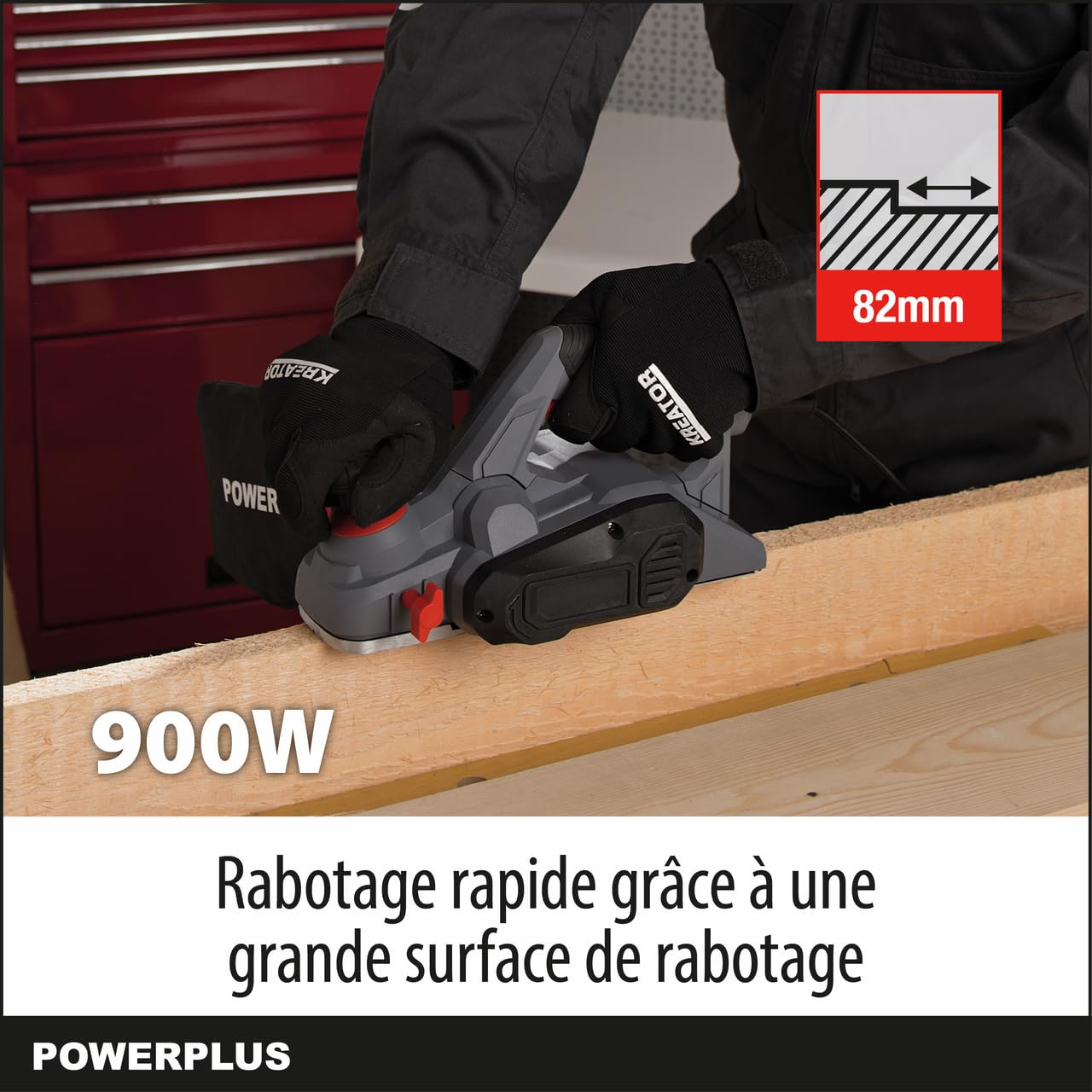 POWERPLUS Rabot 900 W POWE80030