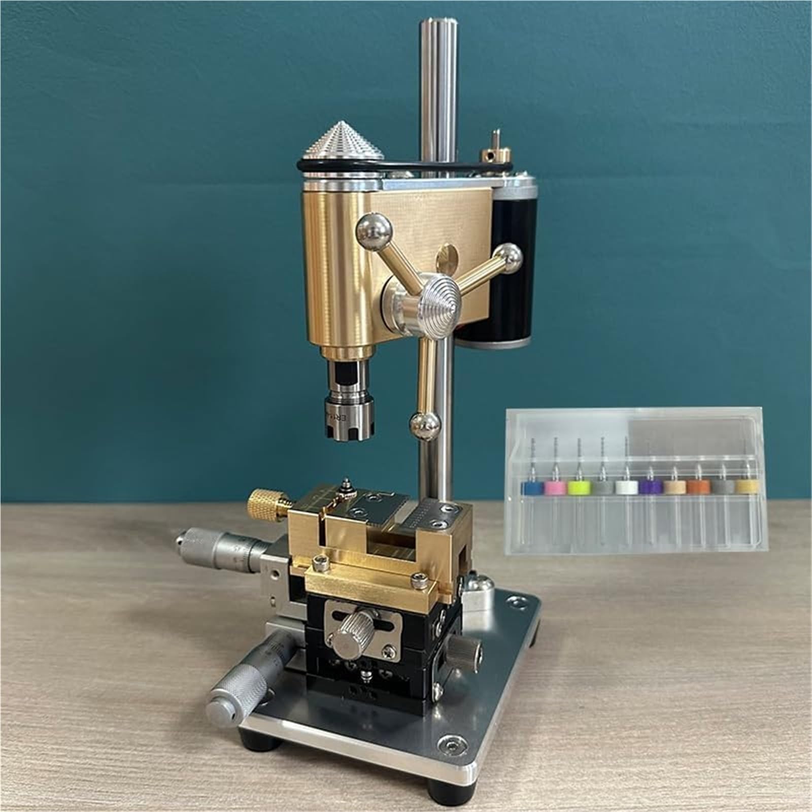 Presse de précision pour la réparation de montres et la fabrication de bijoux, vitesse variable, tension réglable, outil d'artisanat idéal pour horlogers et bijoutiers