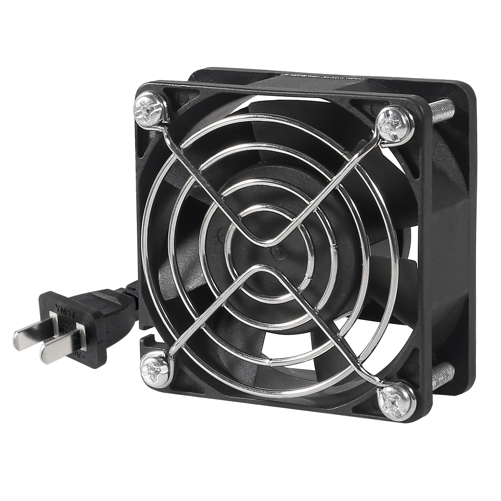 1PCS EC Brushless Cooling Fan AC 110V 115V 120V 220V 240V Axial Fan Dual Ball Bearing 60mm x 25mm for DIY Ventilation Exhaust Projects Cooling