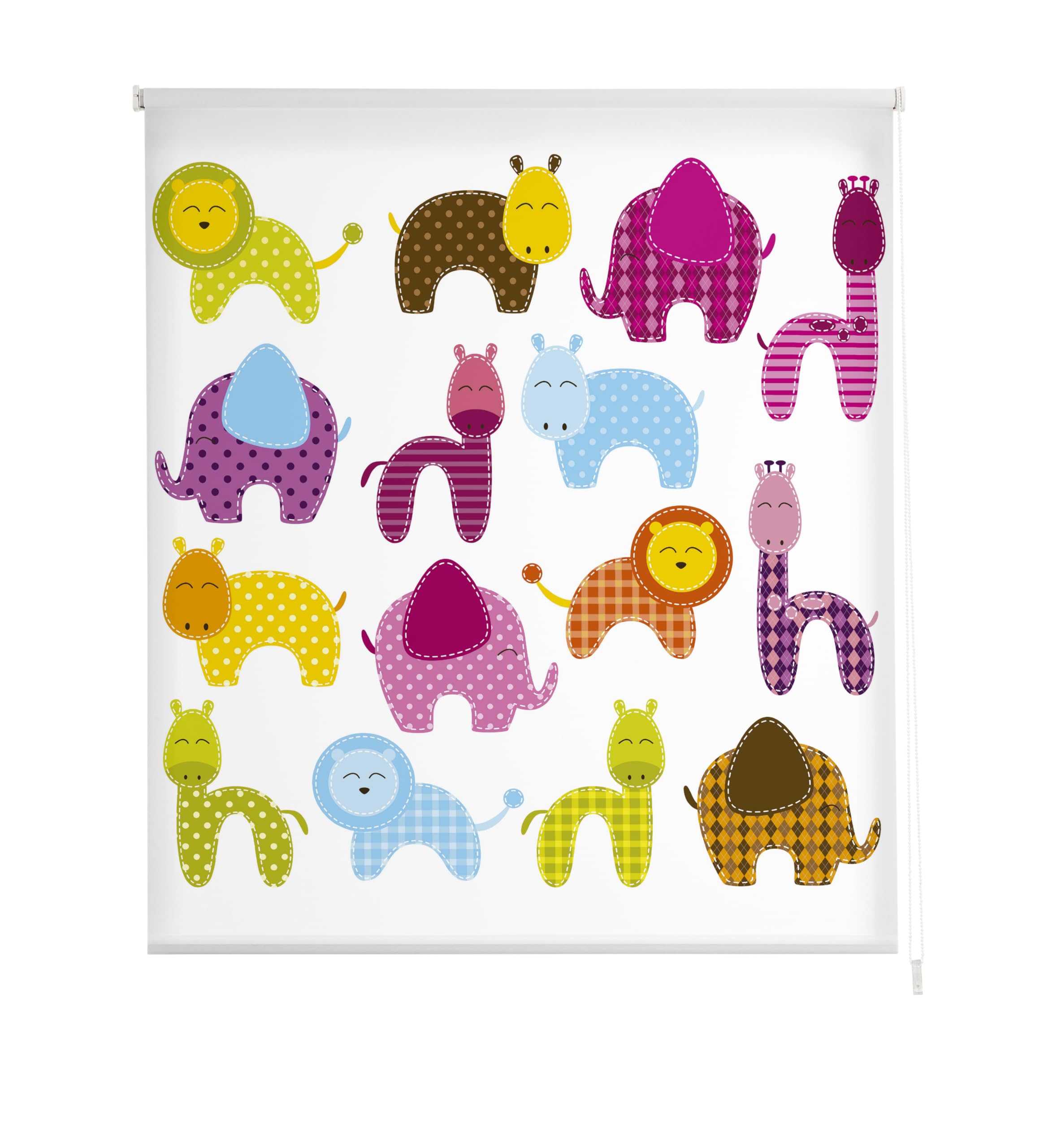Estoralis | Infantiles | Estor Enrollable Diseño Moderno | Translúcido Estampado Digital | Modelo I-2052 | 110 x 180 cm (Ancho/Alto) Tamaño Tela 107 x 175 cm | Estores para Ventanas y Puertas
