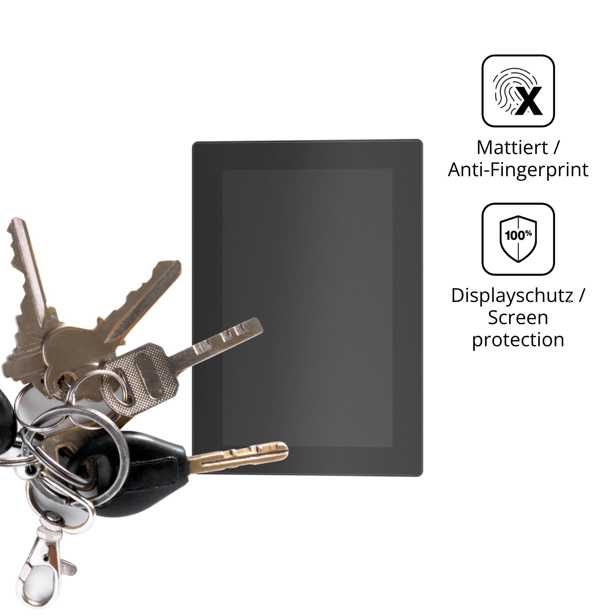 dipos Protector de Pantalla Antiespía para WAGO Web Panel 400 | Película protectora mate, filtro de privacidad 4 vías, ajuste perfecto, antiarañazos, sin burbujas, autoadhesivo