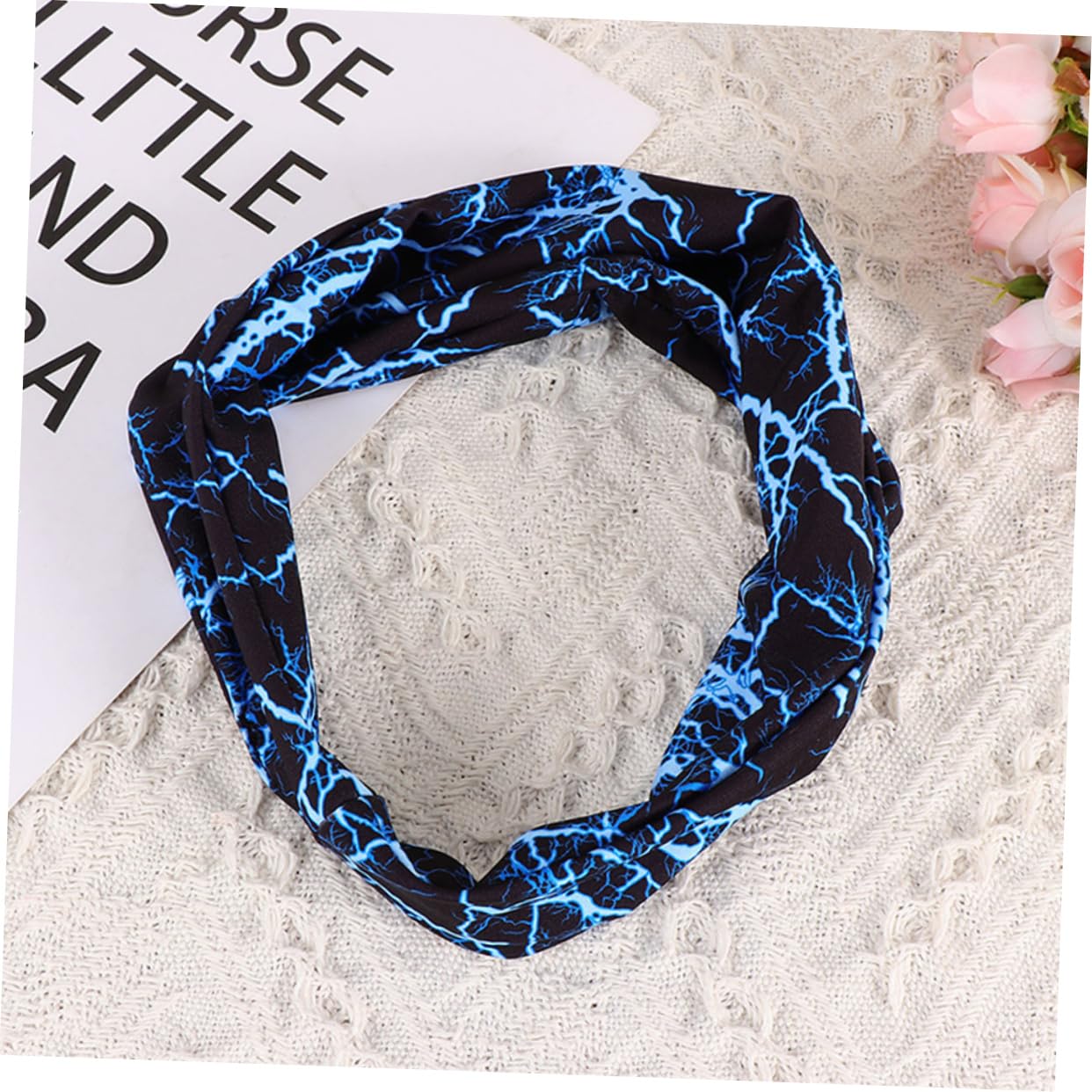 Toyvian Fitness Antiperspirantgürtel Schweißbänder Elastische Haarbänder Stirnband Dochtwirkung Haarband Mit Clips Trainingsstirnbänder Für Frauen Bands Polyester