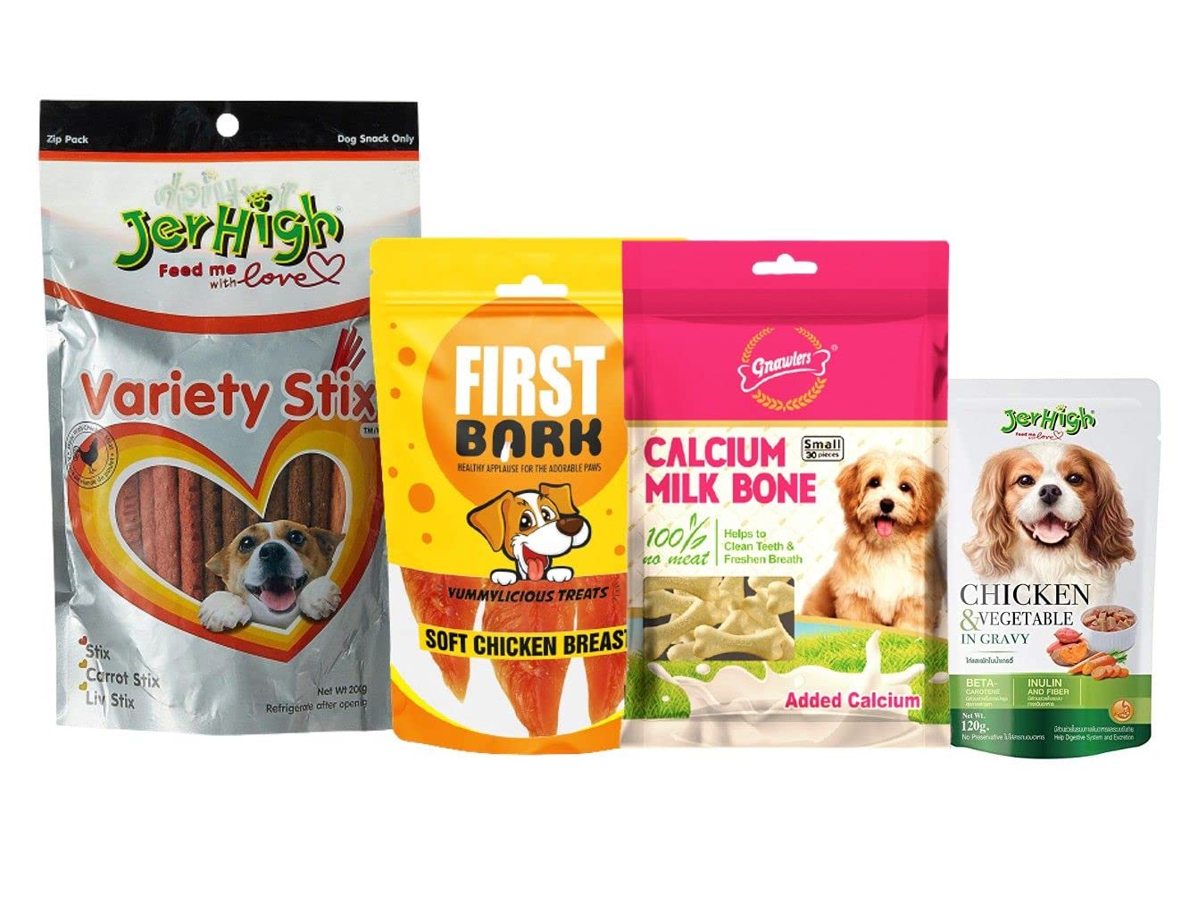 DogsNCats Puppy Treats Combo -Jerhigh Variety Stick 200g+Vegetable Gravy 120g+FB Breast 70g+Calcium Bone 30in1 Sold by DogsNCats (B09J13LT2F) Amazon Price History, Amazon Price Tracker