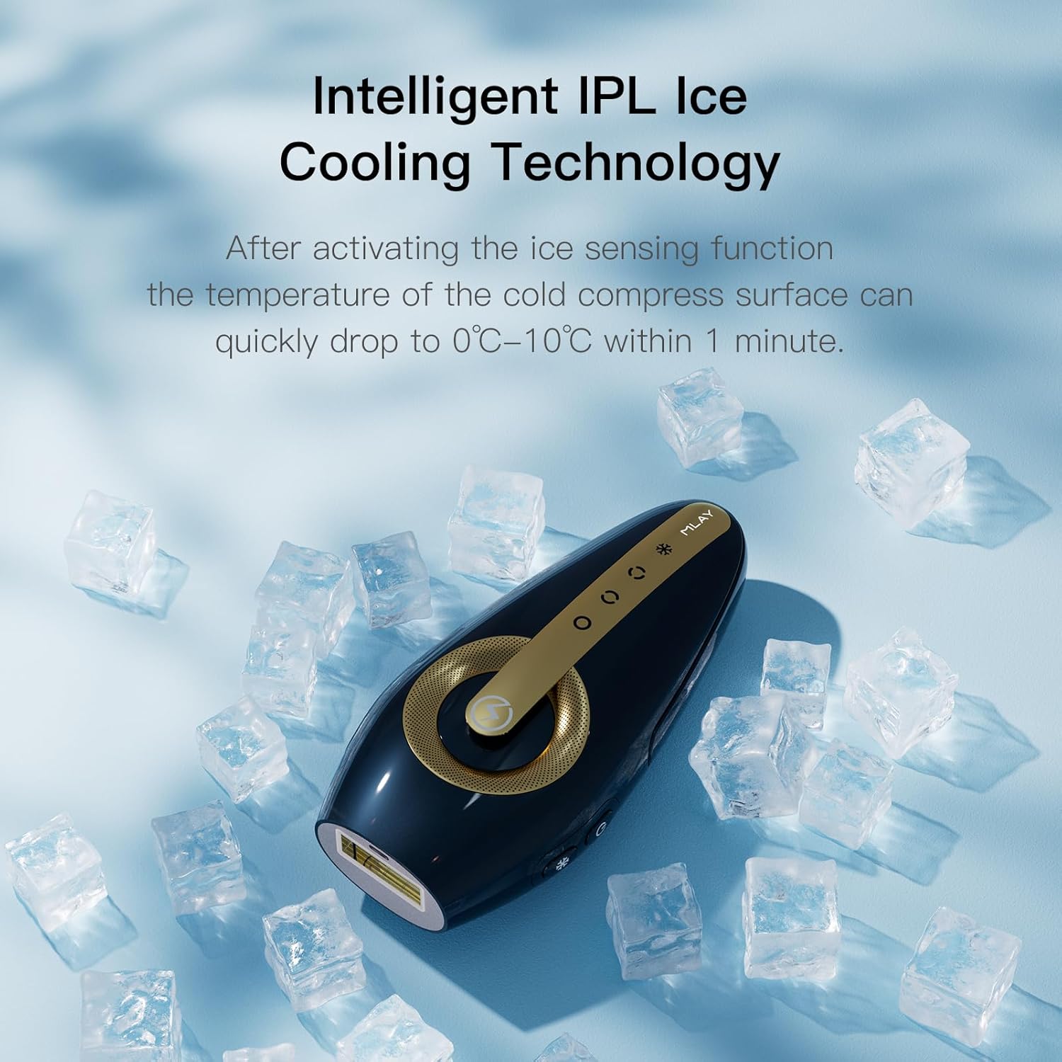 Intelligent IPL Ice Cooling Technology in action