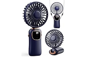 Portable Personal Go Fan For Outdoor Activities, Makeup, Neck and Desk