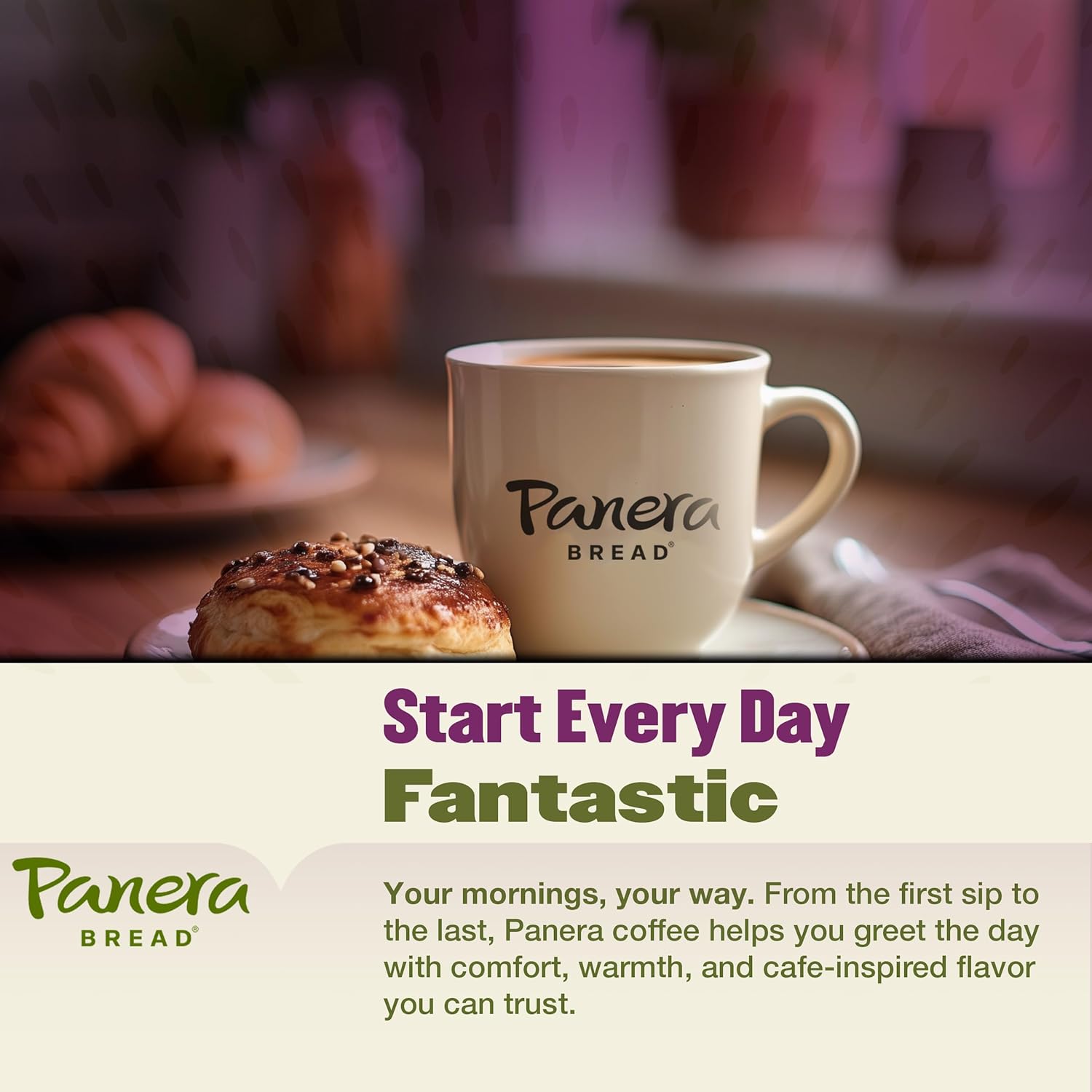 Panera Bread Hazelnut Crème Light Roast Coffee - Cafe-Quality Cup Pods, Smooth Buttery Flavor, 100% Arabica, No Artificial Ingredients, 60 Single Serve Pods (6 Packs of 10)
