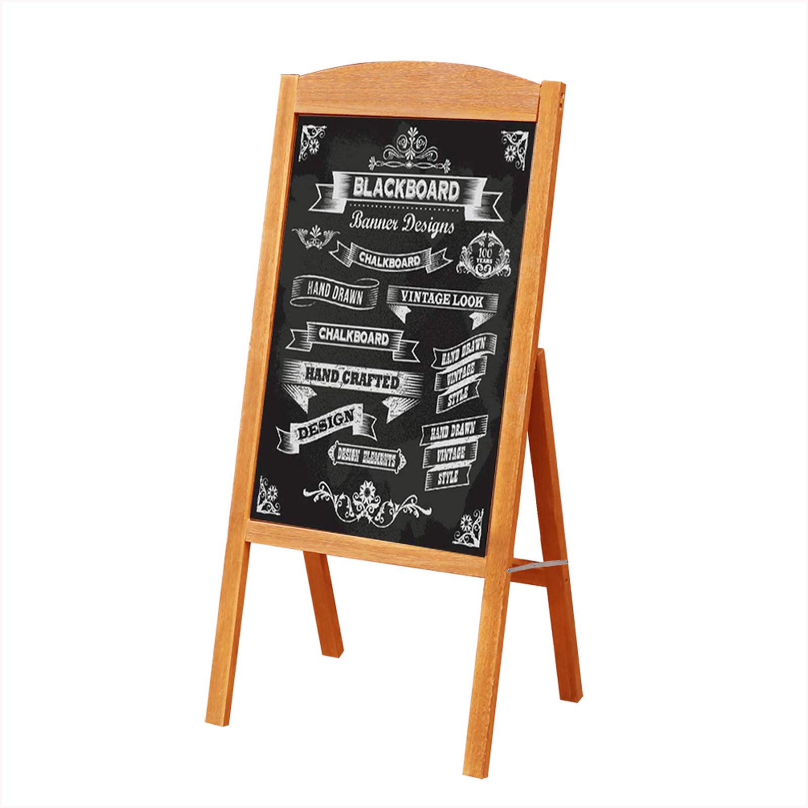 Buy Rustic A Frame Chalkboard Sign, Large 35 x 17 Inch Outdoor
