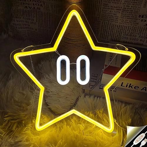 Letrero de luz de neón  Señal de neón con cable USB, letrero de neón de neón para decoración de habitación para adolescentes, decoración de pared