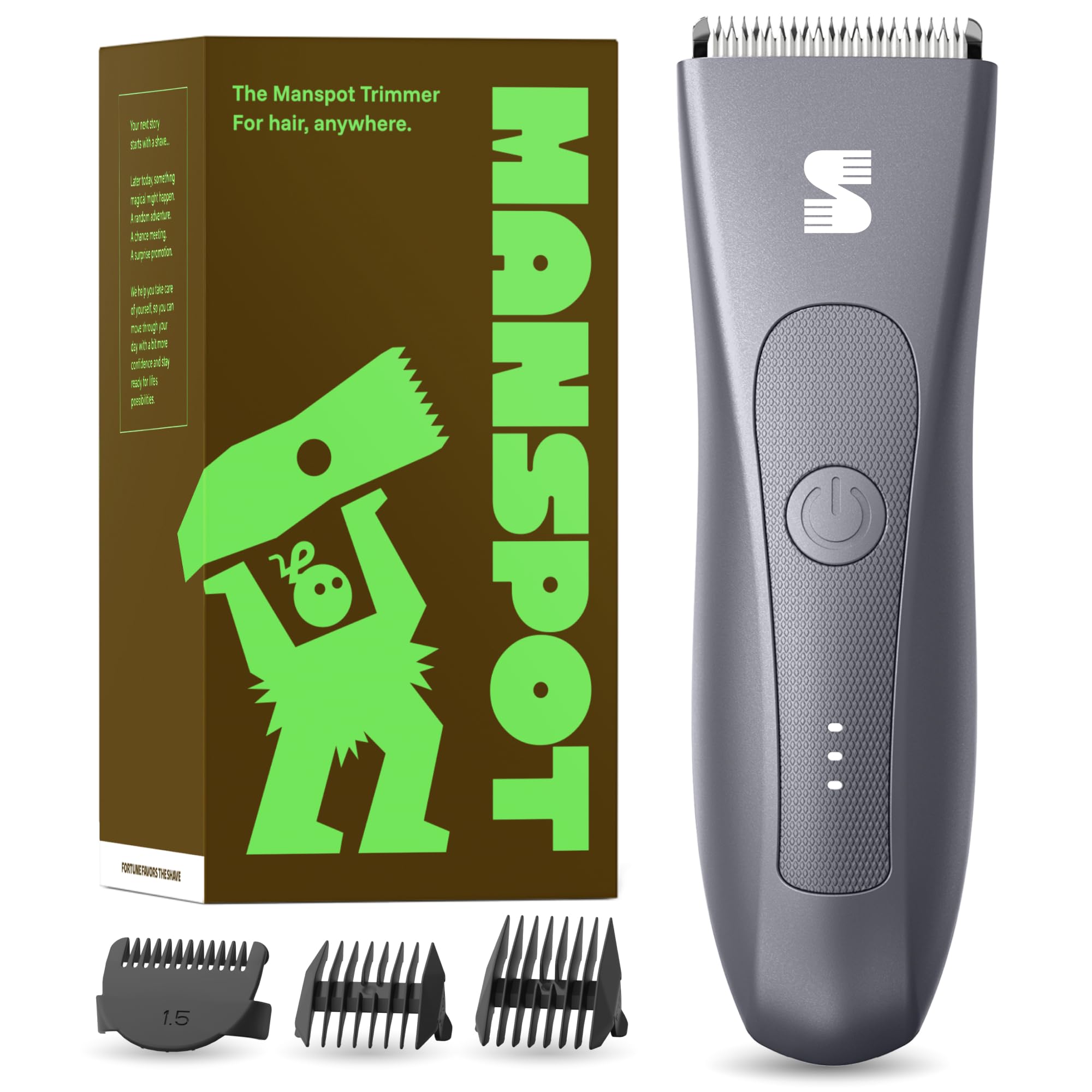 MANSPOT Manscape Tondeuse pour homme avec lumière LED